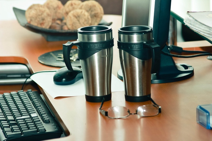 办公室，秘书，桌子，桌子，室内，没有人，技术，教育