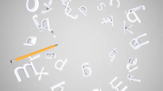 桌面、字母表、字母、三维字母、文本、通信、数字、符号