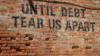 债务，眼泪，我们，分开，街道，艺术，涂鸦，工厂