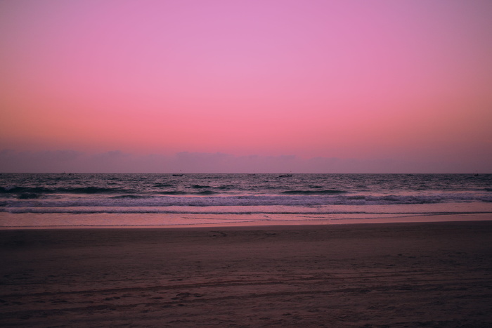 海滨海浪, 水, 海, 天空, 日落, 海滩, 自然之美, 土地