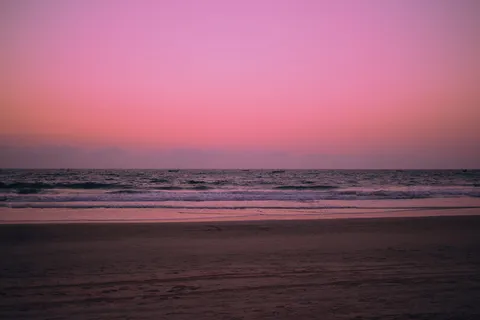 海滨海浪, 水, 海, 天空, 日落, 海滩, 自然之美, 土地 海滨海浪, 水, 海, 天空, 日落, 海滩, 自然之美, 土地