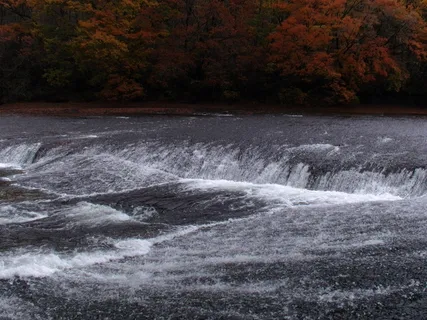 日本，黑水，瀑布，自然，瀑布，河流，水，小溪