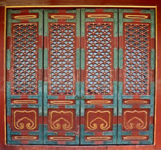 北京, 北京, 紫禁城, 门, 饰品, 中国, 建筑, 文化