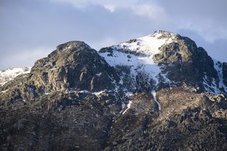 山，风景，自然，天空，雪，户外，冬天，全景
