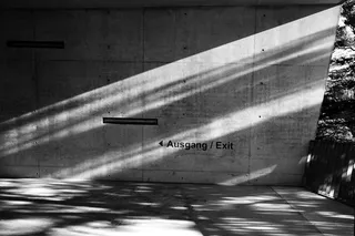 光、交叉、结构、黑白、输出、墙、阴影、建筑