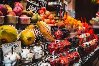 西班牙巴塞罗那拉博克利亚食品市场