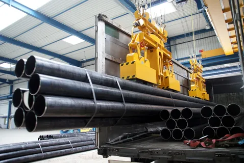 起重机，磁力系统，谢弗，起重机技术，钢材贸易，桥式起重机，工业，管道