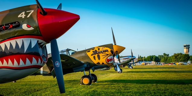 飞机, ww2, 老, 年份, 飞行, 螺旋桨, 航空