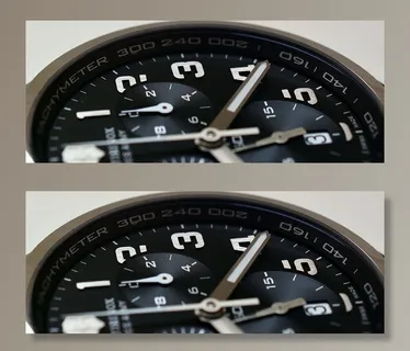 银色圆形模拟表