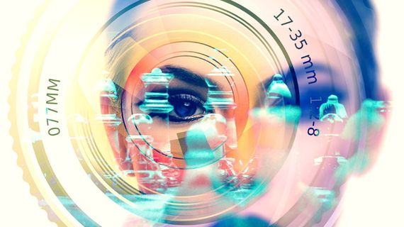 照片，女人，相机镜头插图，观看，游戏，国际象棋，技术，摘要