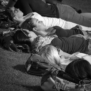 女人，公园，日光浴，杜伊勒里，巴黎，童年，孩子，女孩