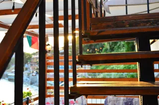 保加利亚, 内塞巴尔, 太阳, 光, 楼梯, 假日, 楼上, 晚上