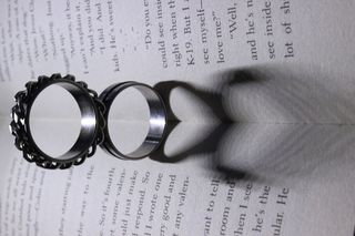 戒指，二环，书，影子，纸，文字，教育，出版