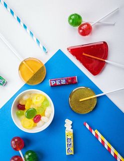 什锦，糖果，棒棒糖，糖果，甜食，糖果，焦糖，甜点