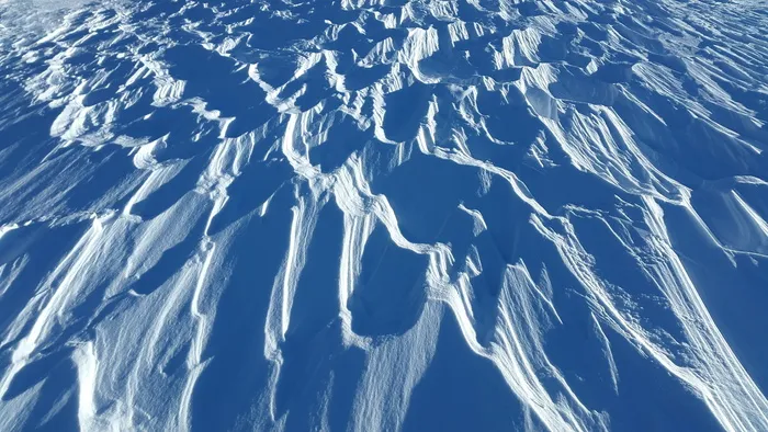 航空，视图摄影，冰山，雪地，风，雪，冬天，冰