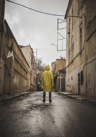 阿尔及利亚，米利安娜，恐怖，恐怖肖像，城市，街道，老街，黑暗