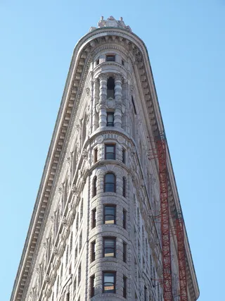 flatiron，纽约，曼哈顿，中城，建筑，塔楼，城市景观，high