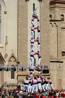 西班牙萨巴德尔，圣罗克解放军，塔楼，团队，城堡，建筑，建筑结构