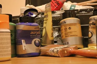 油漆, 绘画, 丙烯酸树脂, 丙烯酸, 油漆, 画笔, 油漆盒, 容器