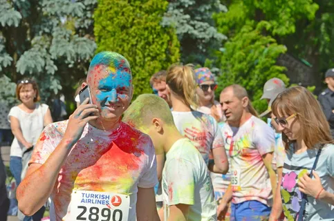 乌克兰、基辅、五月、幸福、友谊、人群、乐趣、男人