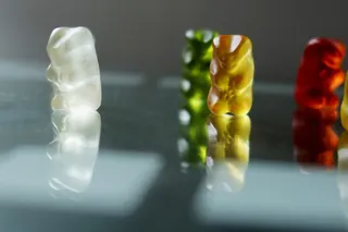 熊，彩色，吃，东西，颜色，果冻，黄色，绿色