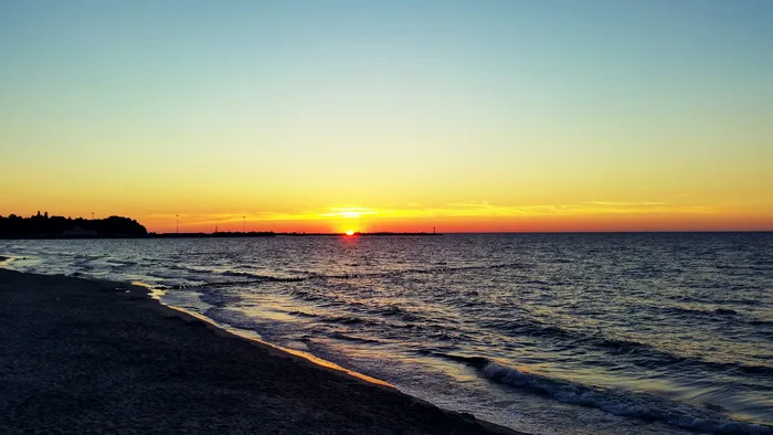 海，日落，风景，风景，自然之美，自然，宁静的景色，天空
