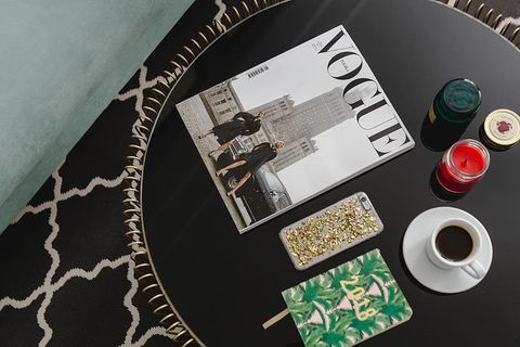 2018年日历议程黑表顶视图