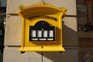 邮箱，历史，邮政，信箱，旧，邮政信箱，黄色，通信