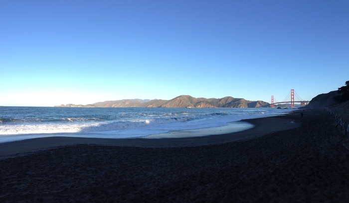 生活，美丽，风景，旧金山，海滩，贝克海滩，索萨利托，马林岬角