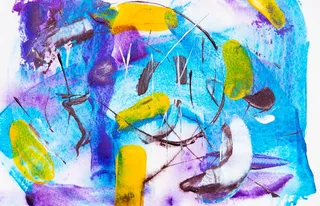 多色抽象艺术品