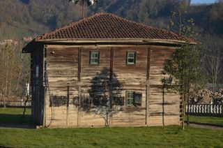 木材，加米，旧，陆军，土耳其，旧，陆军，房屋，建筑外观