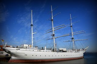 船舶，帆船，帆船训练船，高尔奇福克，桅杆，海军，博物馆，博物馆船