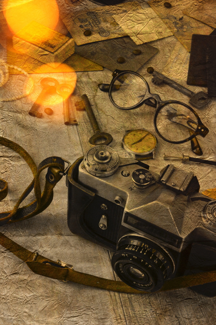 old、wood、background、rustik、照片蒙太奇、照相机、摄影师、镜头