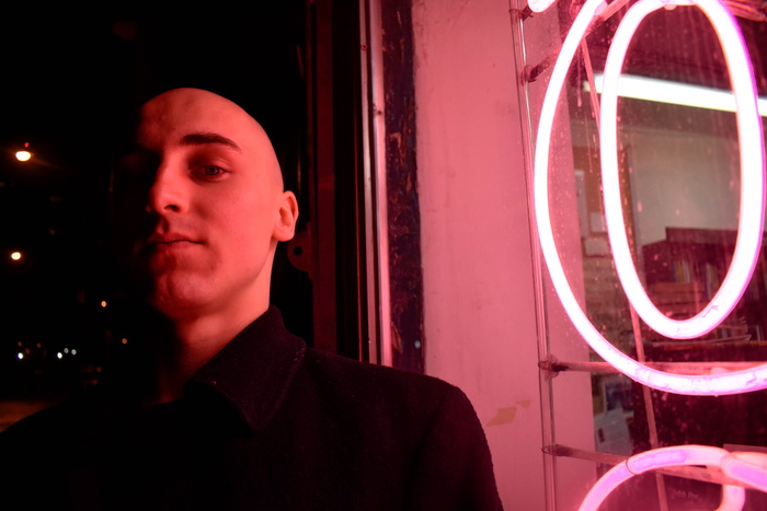 美国, 纽约, 曼哈顿, 书店, 肖像摄影, 霓虹灯, 夜间, 肖像