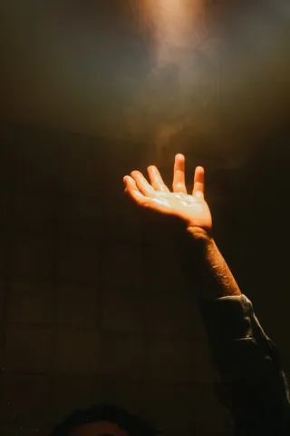 实验，抽象，人，影，影，光，神，精神