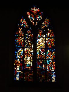 教堂窗户，窗户，玻璃，玻璃窗，彩色，教堂，信仰，神圣，彩色玻璃