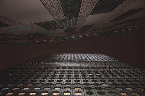 灰色高层建筑、低角度摄影、Skyscaper、建筑、建筑、塔楼、摩天大楼