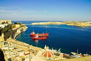 船，海，水，马耳他，夏天，运输，航海船，天空