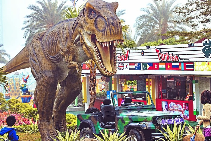 旅游、游客、雕像、龙、动物代表、代表、艺术和工艺、雕塑