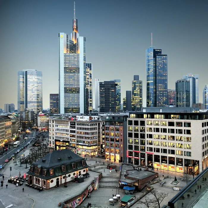 德国，美因河畔法兰克福，法兰克福，城市，建筑，城市景观，建筑，城镇