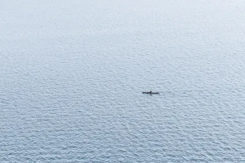 人、船、海、海、水、浪、自然、航行