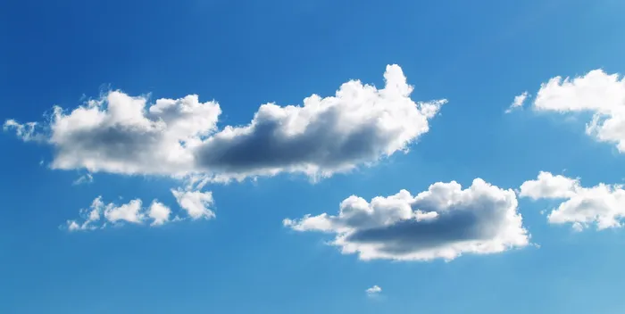 白云，天空，云，蓝色，背景，白色，天堂，天堂