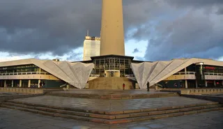 柏林, 电视塔, 亚历克斯, 名胜古迹, 亚历山大广场, 建筑外观, 架构, 天空