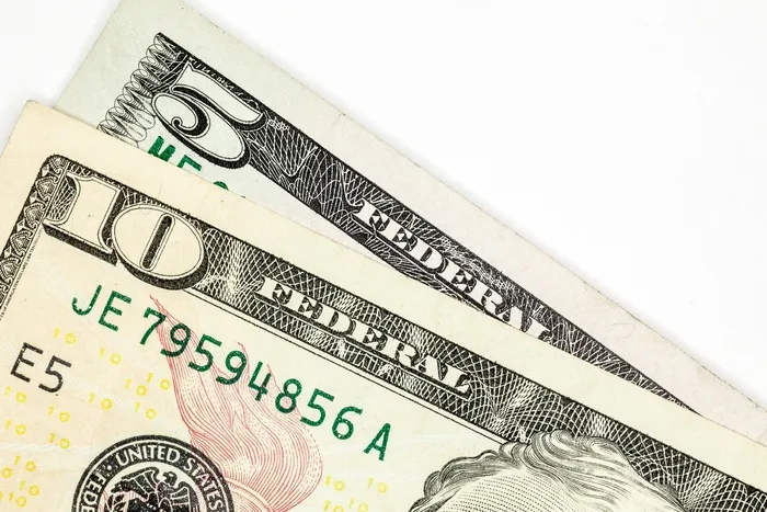 5，10，美国，美元钞票，美国，银行，银行，钞票