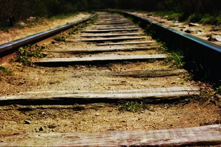 道路、火车、铁路、交通、美丽、人、自然、城市