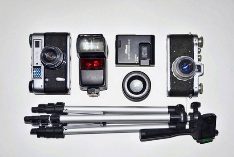 古董、光圈、艺术、背景、黑色、相机、外壳、经典