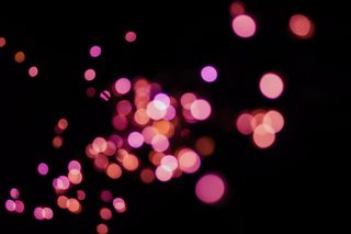 粉色灯光、人、人、节日、人群、灯光、夜晚、散焦