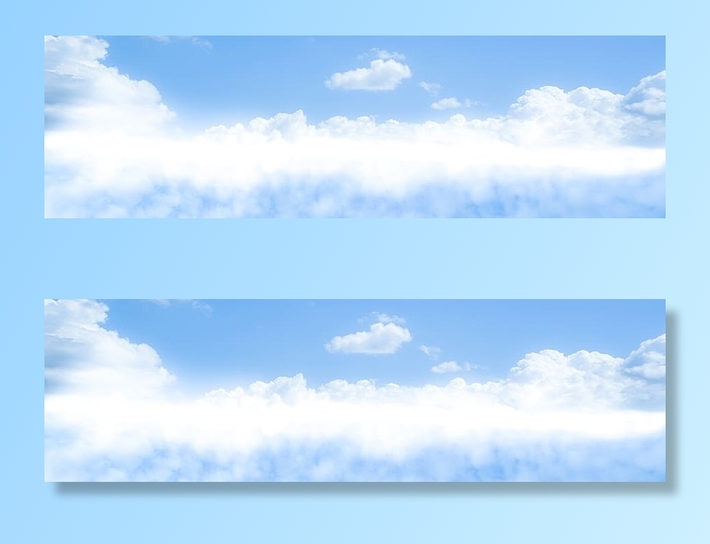 白色和蓝色多云的天空