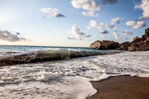 希腊，莱夫卡达，莱夫卡斯，希腊，岛屿，热带岛屿，壁纸，高清