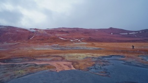 冰岛、冰岛、冰岛、硫磺、火星、雪地、超现实主义、蜡笔画